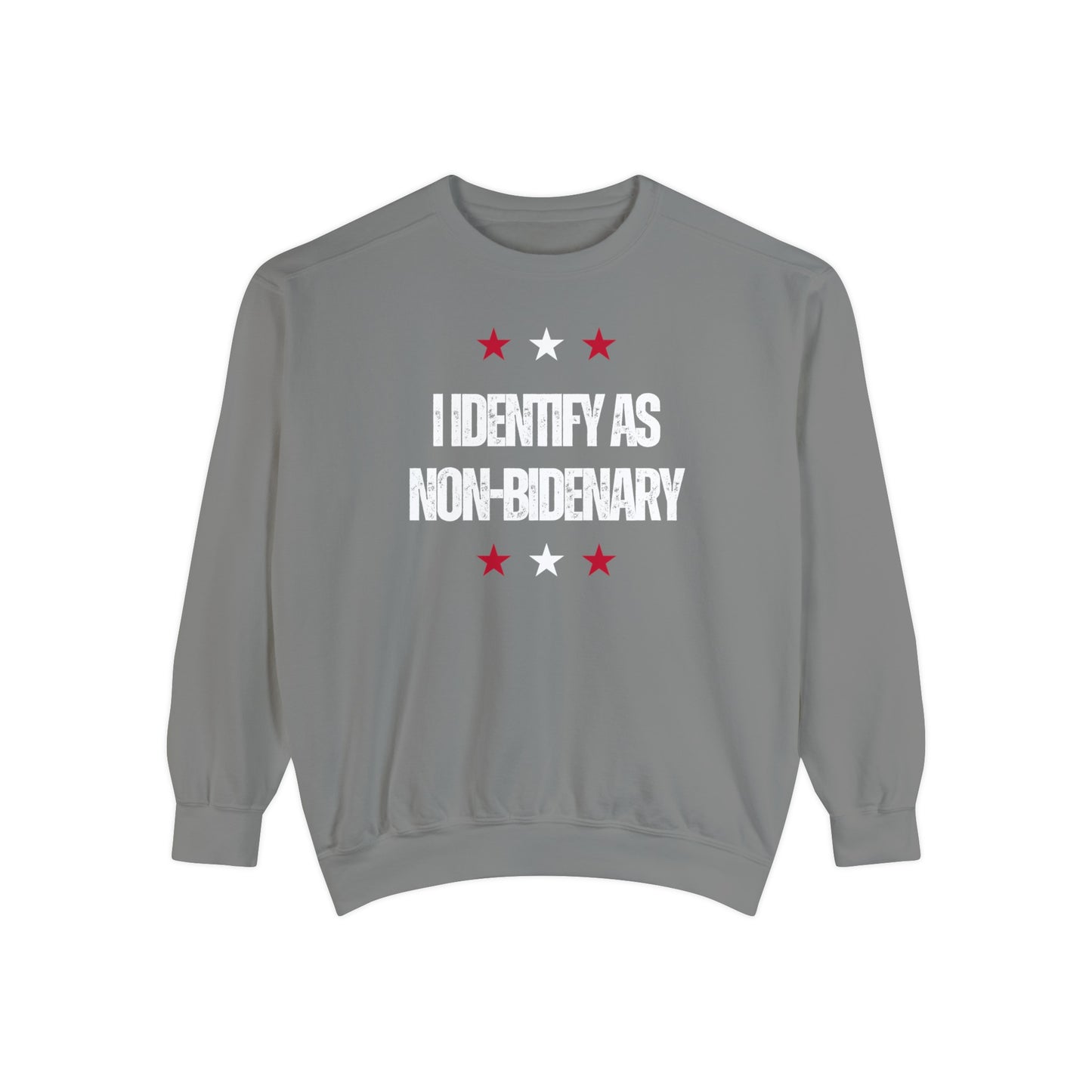 Non-Bidenary Unisex Garment-Dyed Sweatshirt