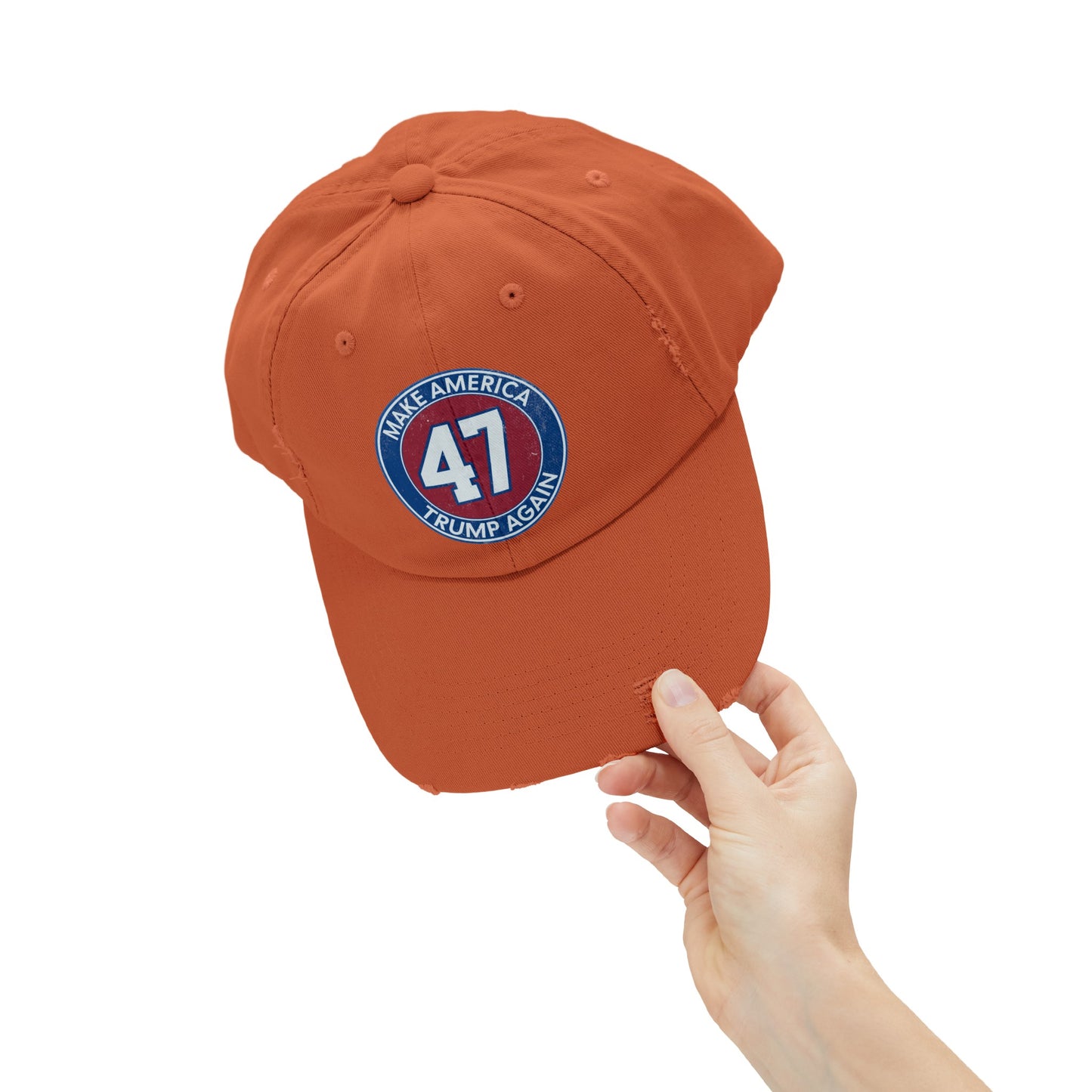 Trump 47 Unisex Distressed Cap