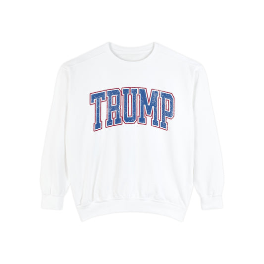 Trump Blue Unisex Garment-Dyed Sweatshirt