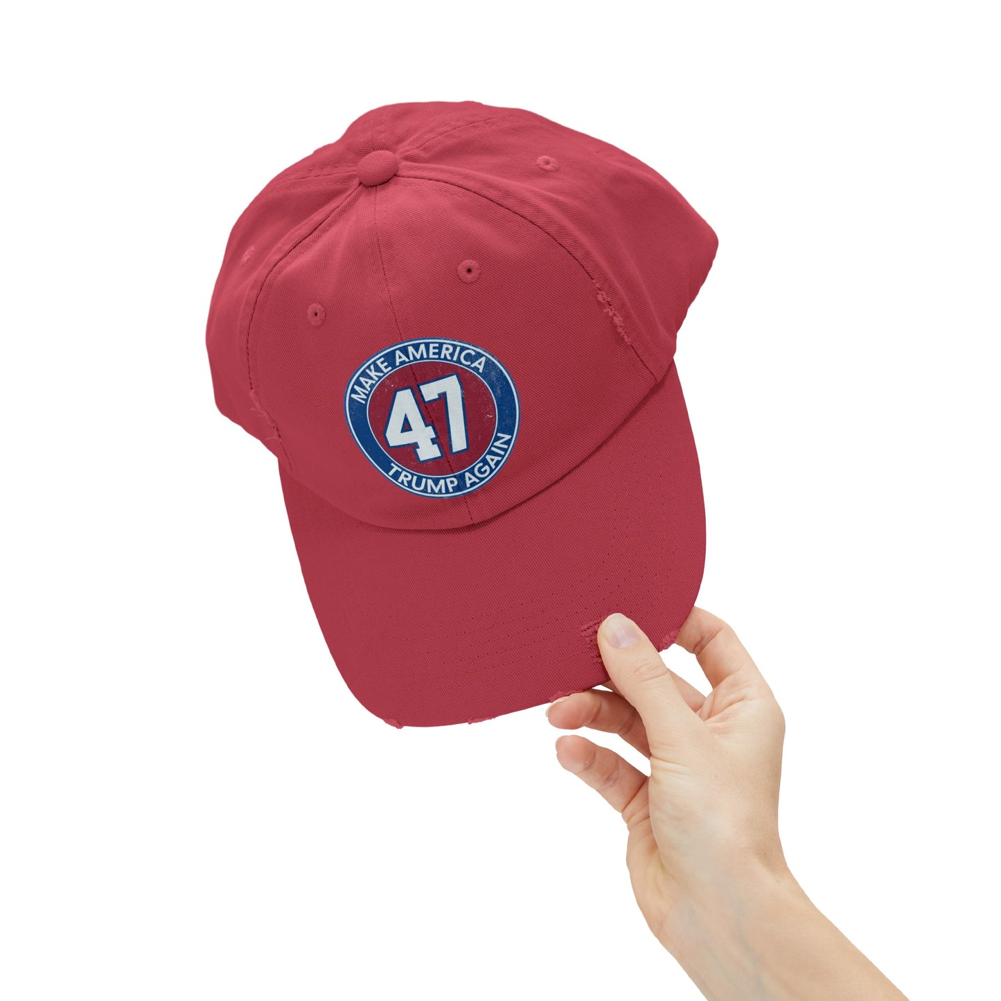 Trump 47 Unisex Distressed Cap