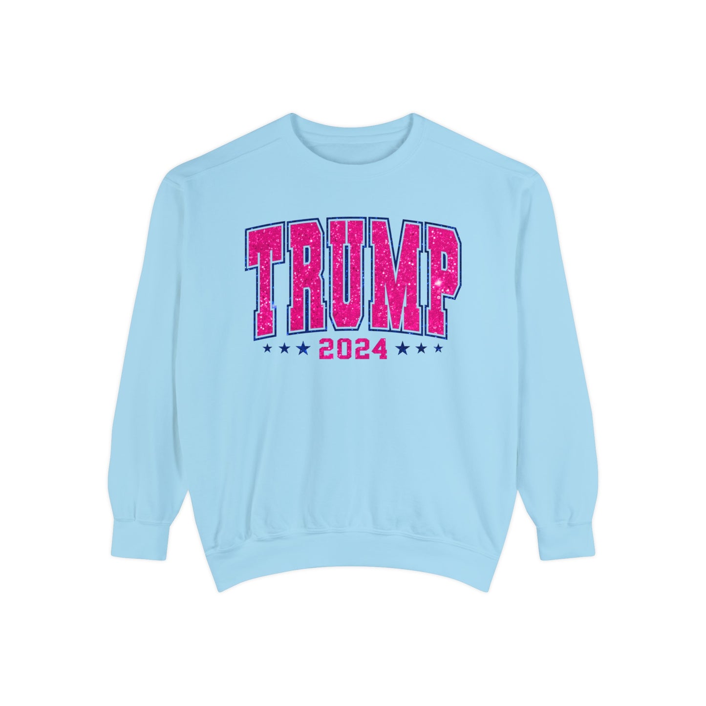 Trump Pink 2024 Unisex Garment-Dyed Sweatshirt