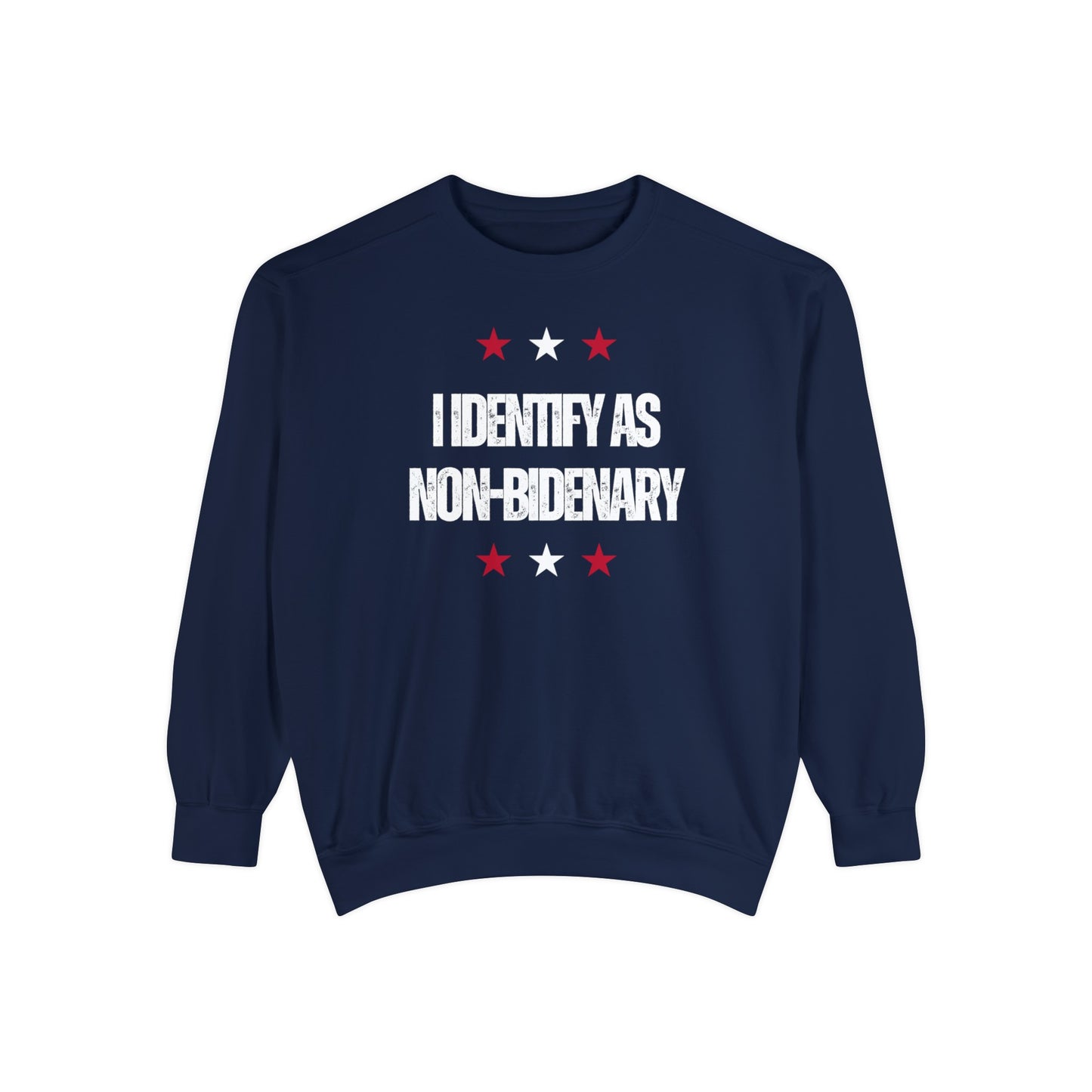 Non-Bidenary Unisex Garment-Dyed Sweatshirt