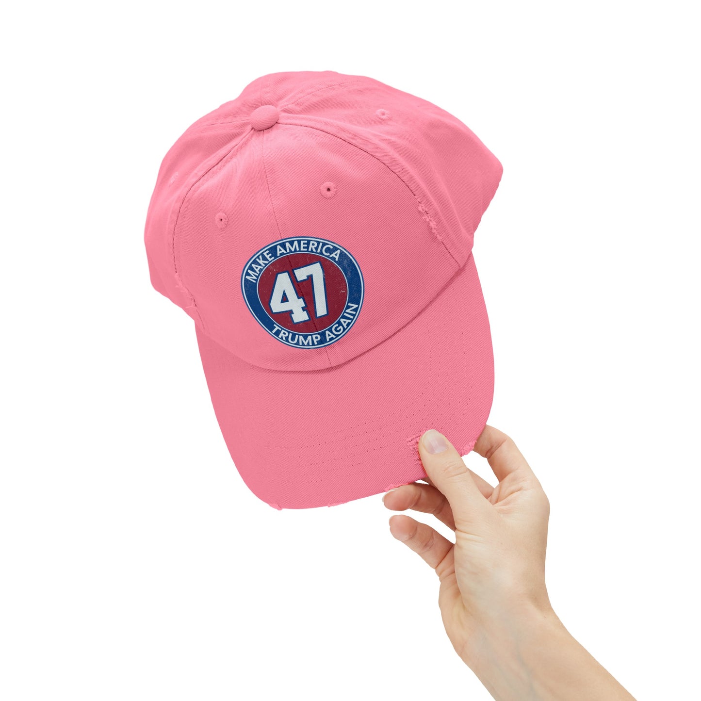 Trump 47 Unisex Distressed Cap