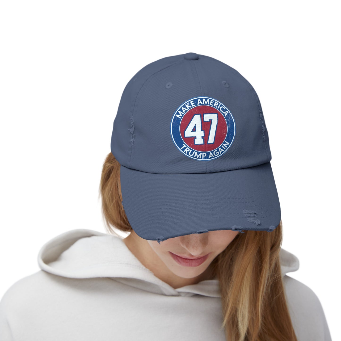 Trump 47 Unisex Distressed Cap