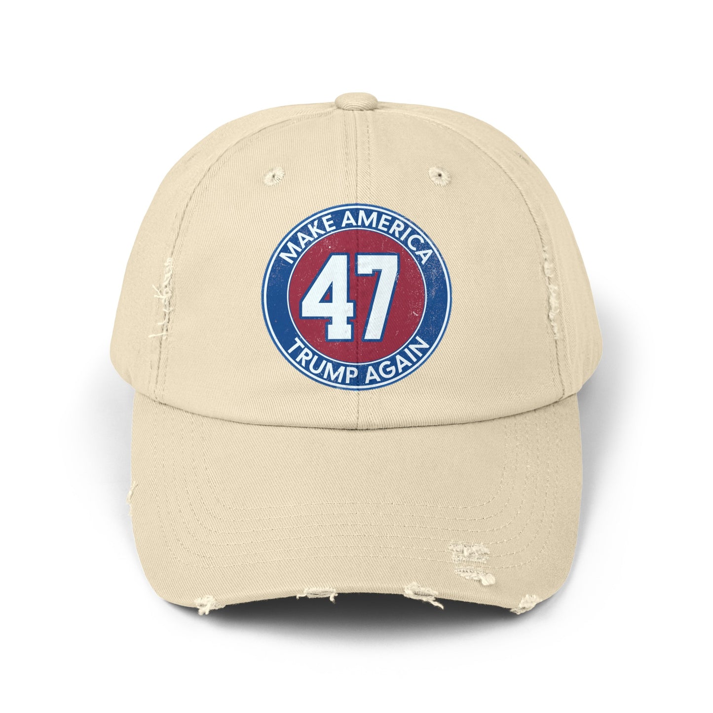 Trump 47 Unisex Distressed Cap