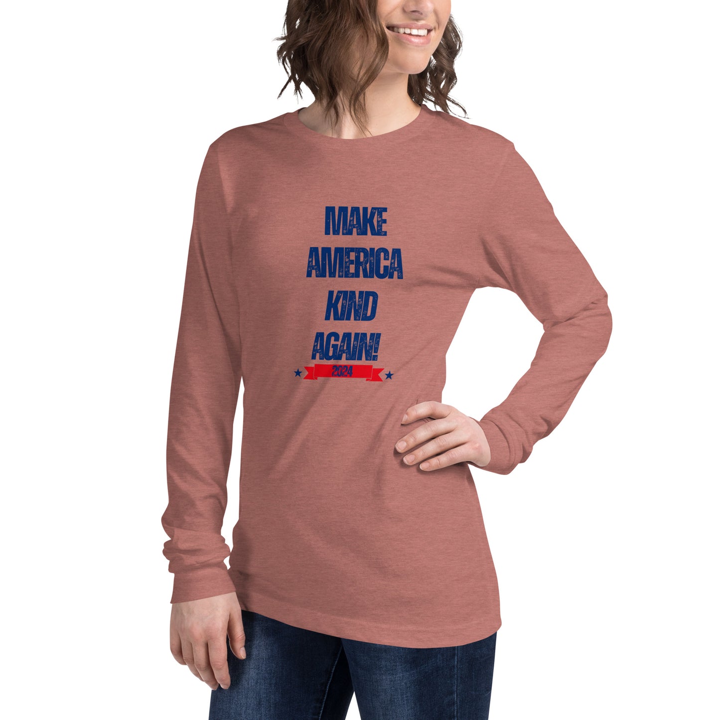 Make America Kind Again Unisex Long Sleeve Tee