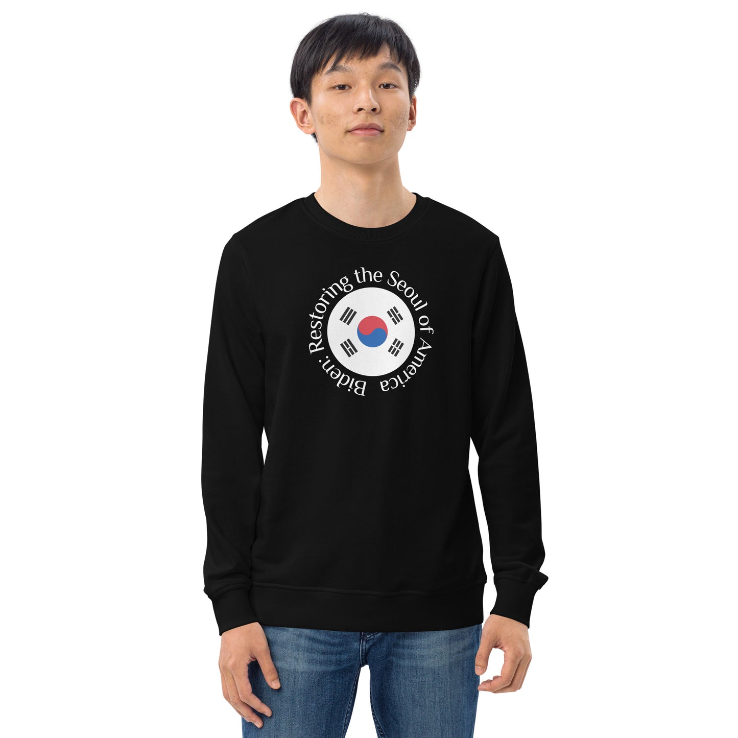 Restoring the Seoul Unisex organic sweatshirt