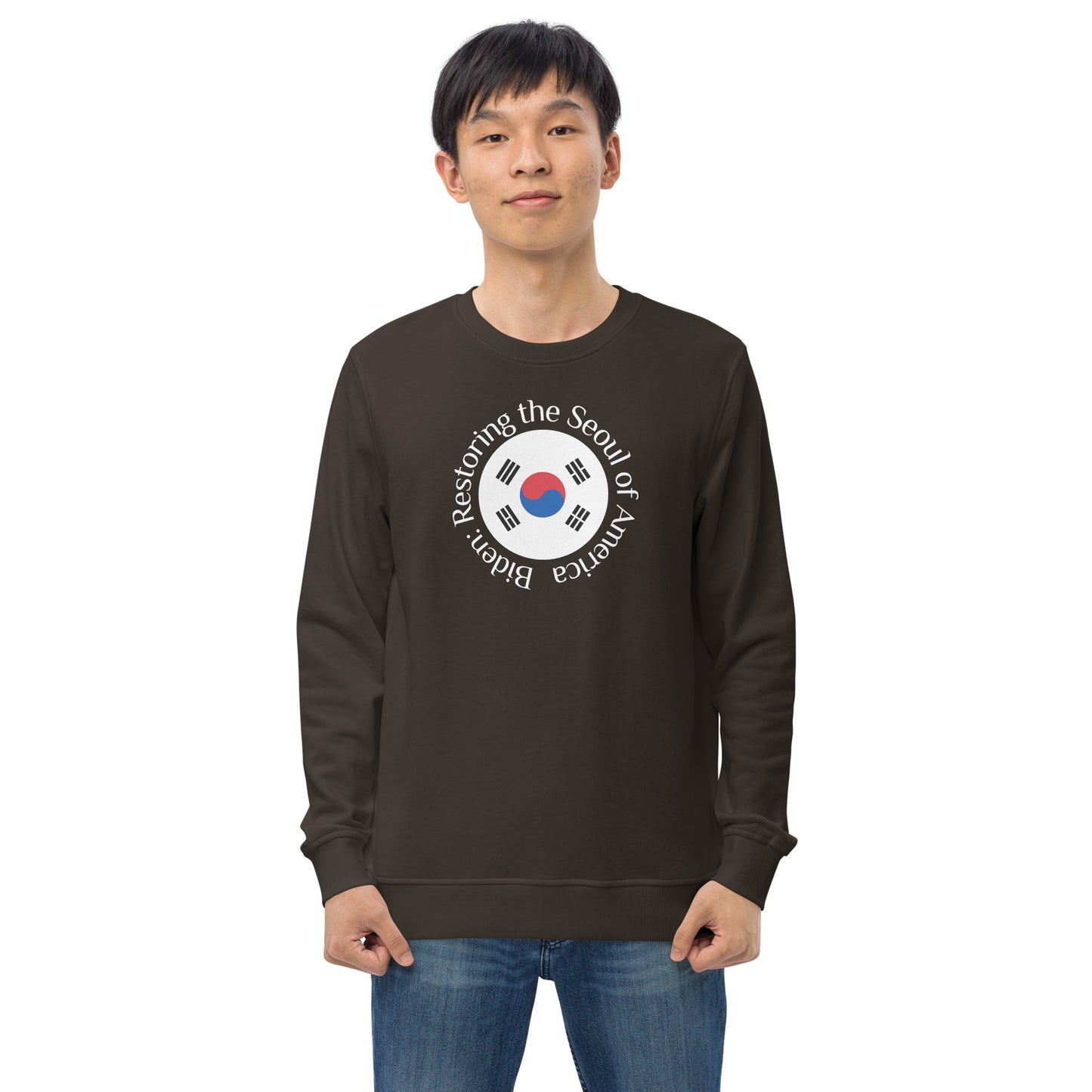 Restoring the Seoul Unisex organic sweatshirt