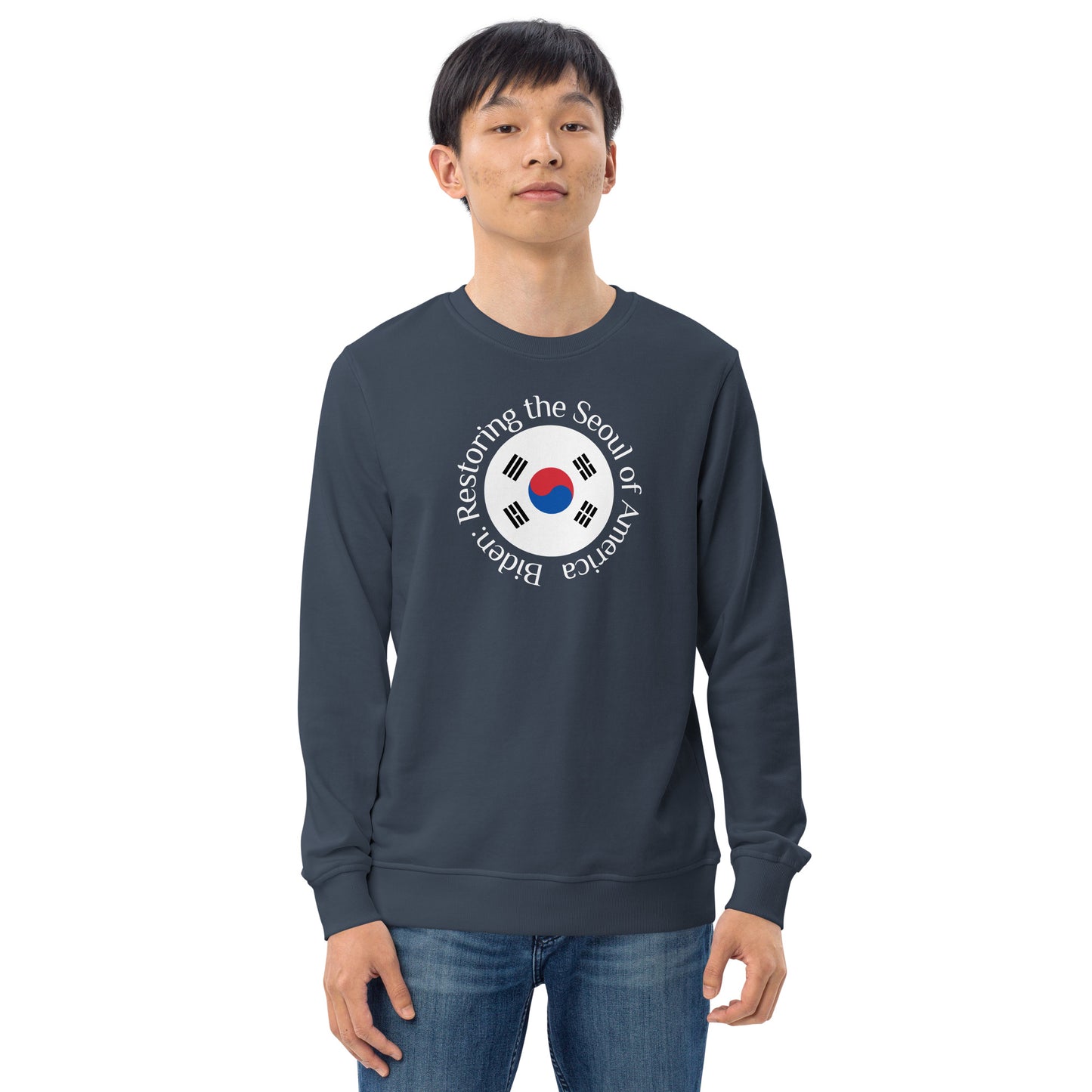 Restoring the Seoul Unisex organic sweatshirt