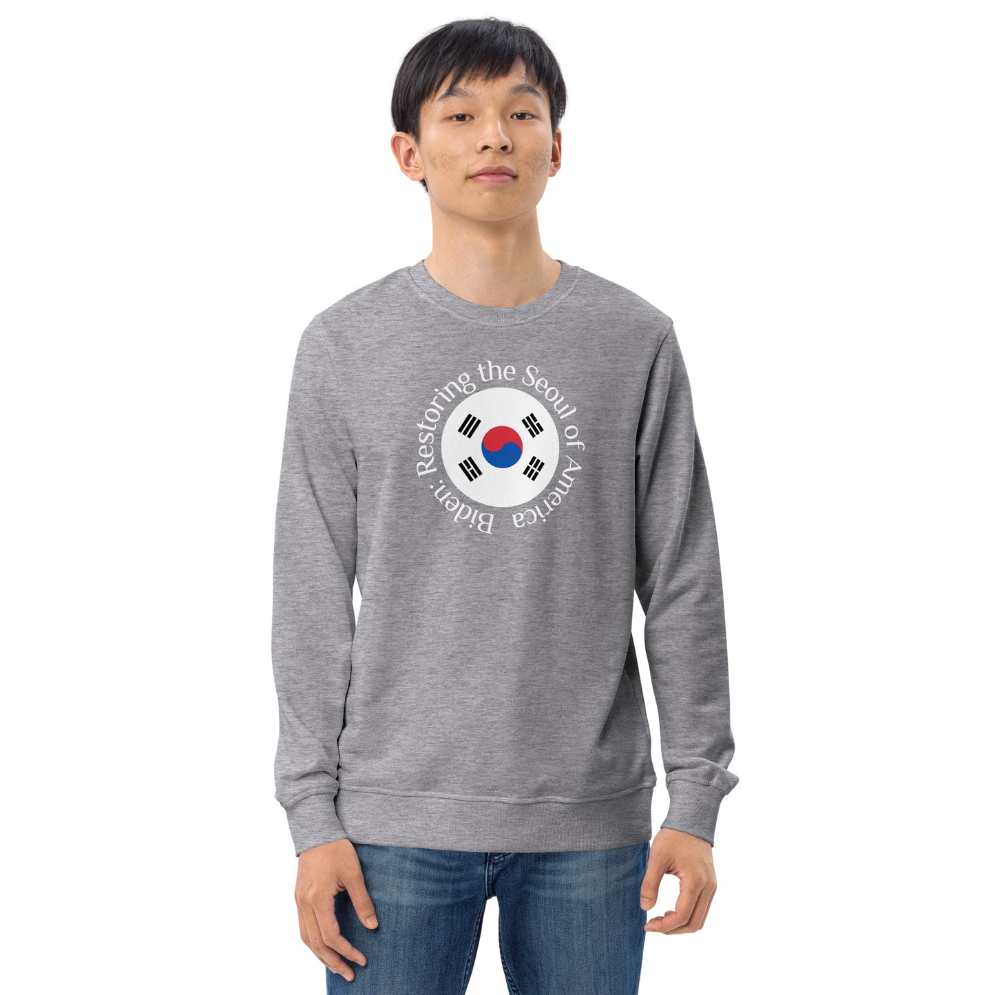 Restoring the Seoul Unisex organic sweatshirt