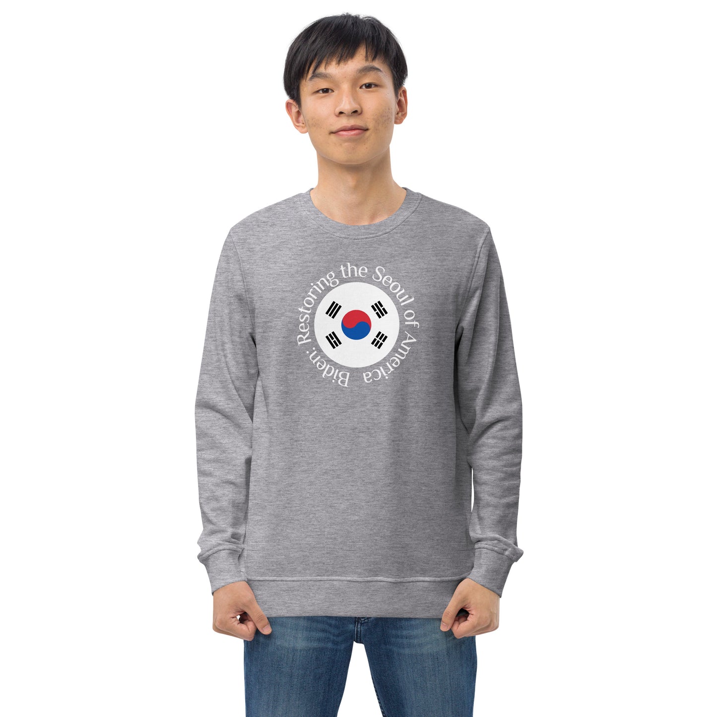 Restoring the Seoul Unisex organic sweatshirt